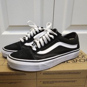 Vans Old Skool Sneakers Black Sz 7 W